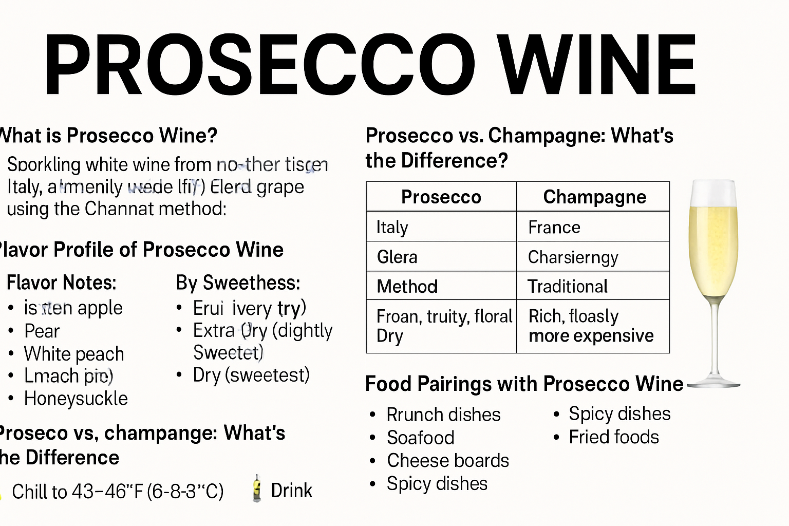 Prosecco wine