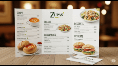 Zupas Menu