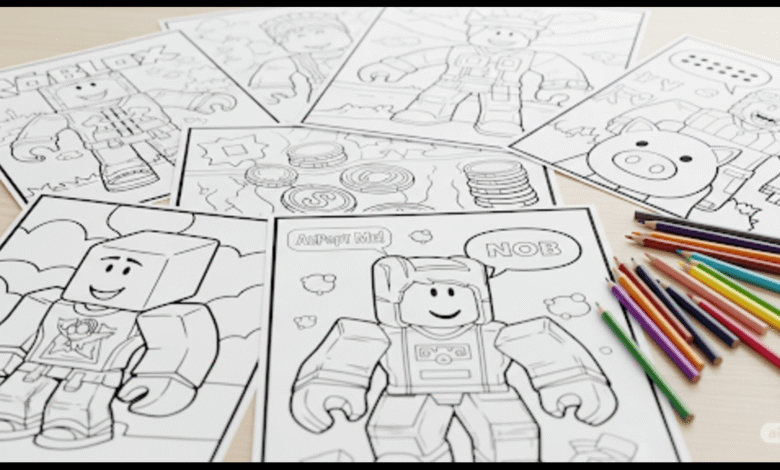 Roblox Coloring Pages